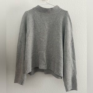Chunky Oversized Mock Neck Sweater